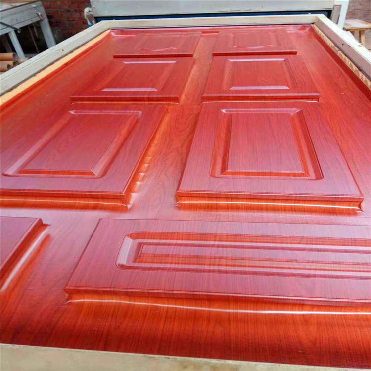 正负压模压门板覆膜机 双工位自动切膜橱柜门衣柜门吸塑机