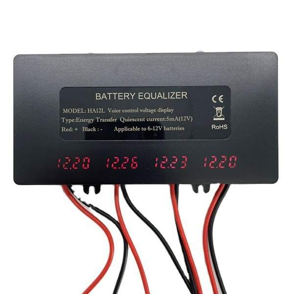 华晓 HA12L 48V电池均衡器LED电压显示IP67防水延长电池寿命