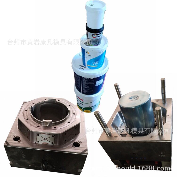 高端塑料桶模具油漆桶塑胶防水桶涂料模具化工桶油墨桶模具