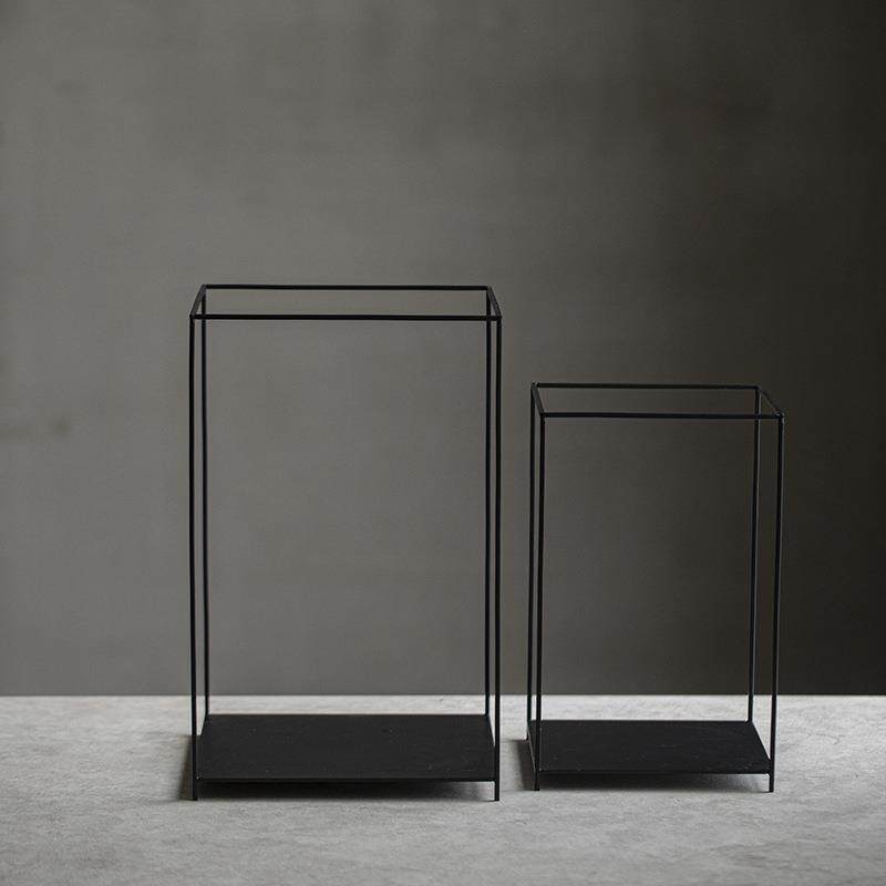 铁艺花架茶壶茶具收纳展示架桌面小花几案几简约家居摆件