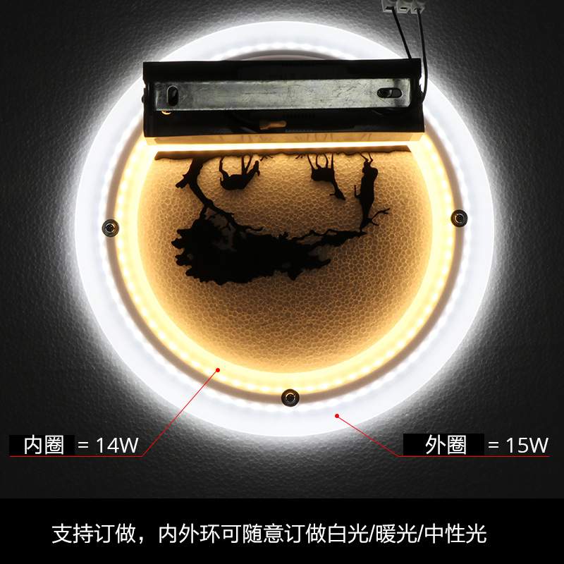 29W LED壁灯 2.4G无级调光 现代简约卧室床头灯 家用客厅装饰灯