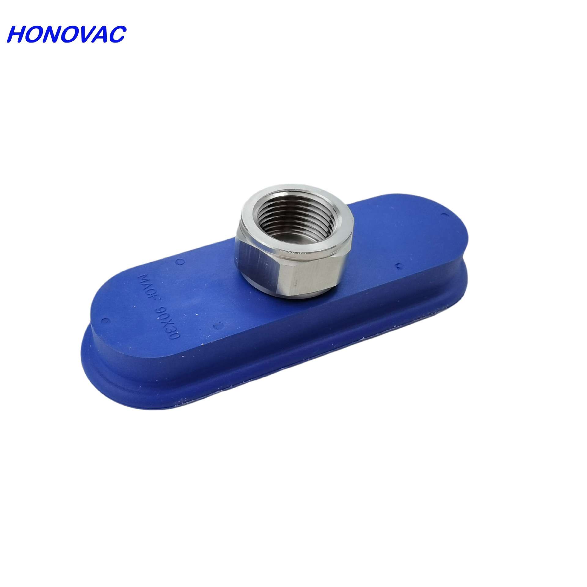 鸿诺扁平椭圆真空吸盘MAOF80 50 90 60X40 16 30 23 金属薄板抓取