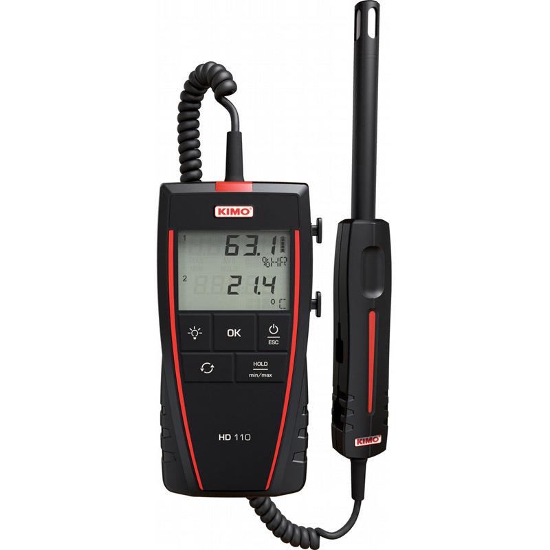 便携式温湿度计法国KIMO-HD110手持温湿度计空气露点温湿度仪