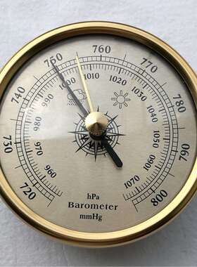 B9190G-7.2CM气压计 （金圈金面）