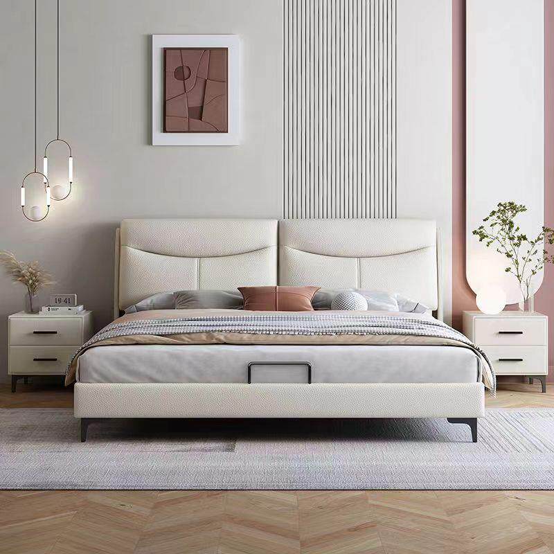 奶油风软体床1.5主卧轻奢双人床带床双人1.8米皮艺床婚床厂家直