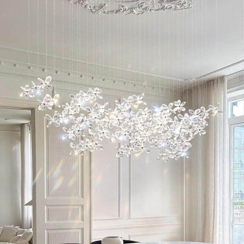 餐厅灯法式轻奢设计师餐桌饭厅岛台吊线灯简约现代感水晶灯具,农机/农具/农膜,其它农用工具,淘宝优惠券,粉丝福利购,淘宝优惠卷