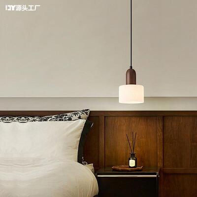 中古卧室床头吊灯法式高级感设计师厨房吧台走廊过道玄关小垂线灯
