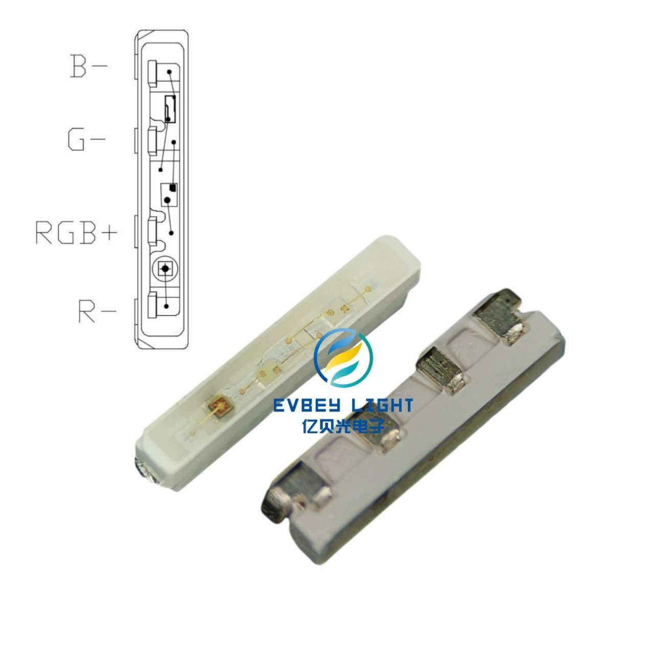 三年质保020三色rgb红绿蓝共阳共阴侧面led贴片灯珠背光高亮七彩