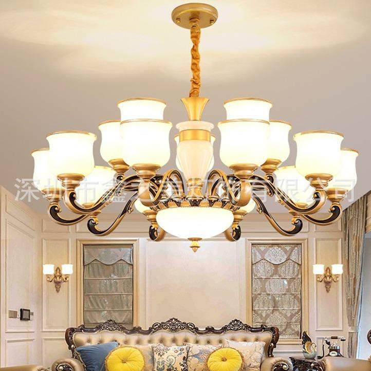 新中式吊灯客厅灯 封口灯罩酒店客房led吊灯 卧室餐厅锌合金吊灯,鲜花速递/花卉仿真/绿植园艺,割草机/草坪机,淘宝优惠券,粉丝福利购,淘宝优惠卷