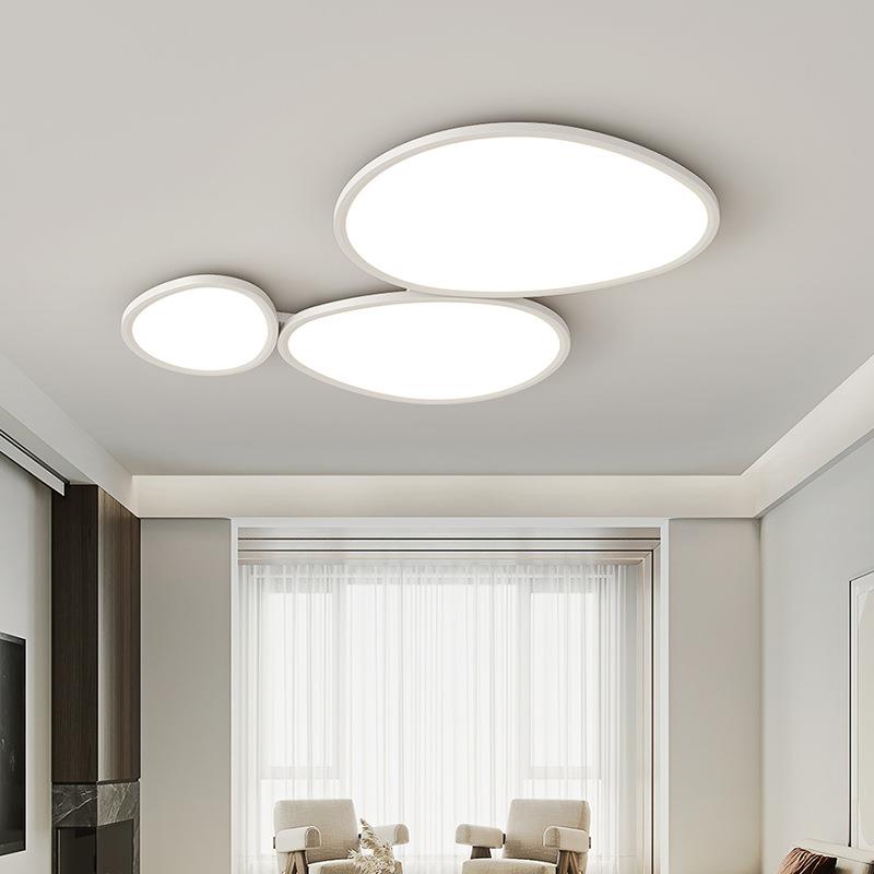 客厅吸顶灯云朵灯奶油风led全光谱卧室中山灯具现代简约全屋套餐