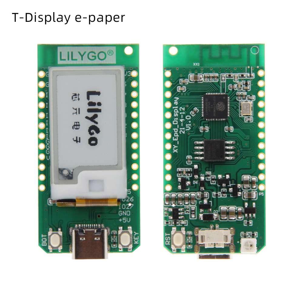 LILYGO? T-Dispay E-paper 1.02寸 适配T-U2T 自动下载器