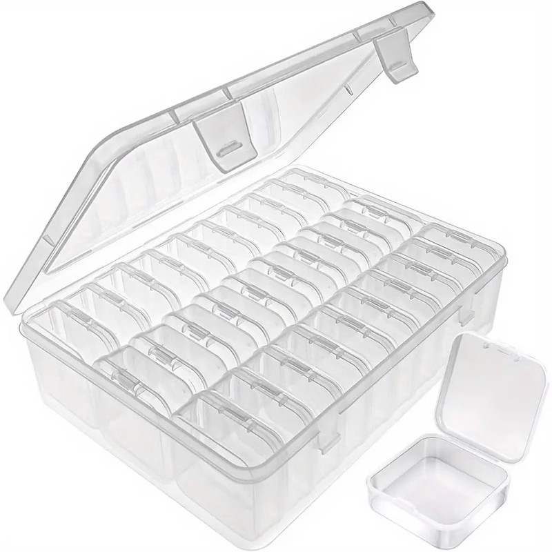 Bead and Nail Art Storage Box: Clear Plastic Organizer - Product image 5