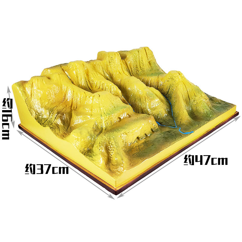 各种地貌模型 地质教具 初中地理教学仪器 地震板块断裂褶皱地球