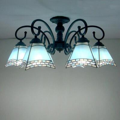 厂家蒂凡尼灯饰地中海客厅餐厅工程灯酒店客房复式楼吊灯