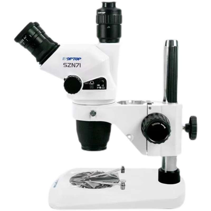 舜宇SZN71显微镜6.7到45倍光学清晰不头晕三目连接计算机拍照测量