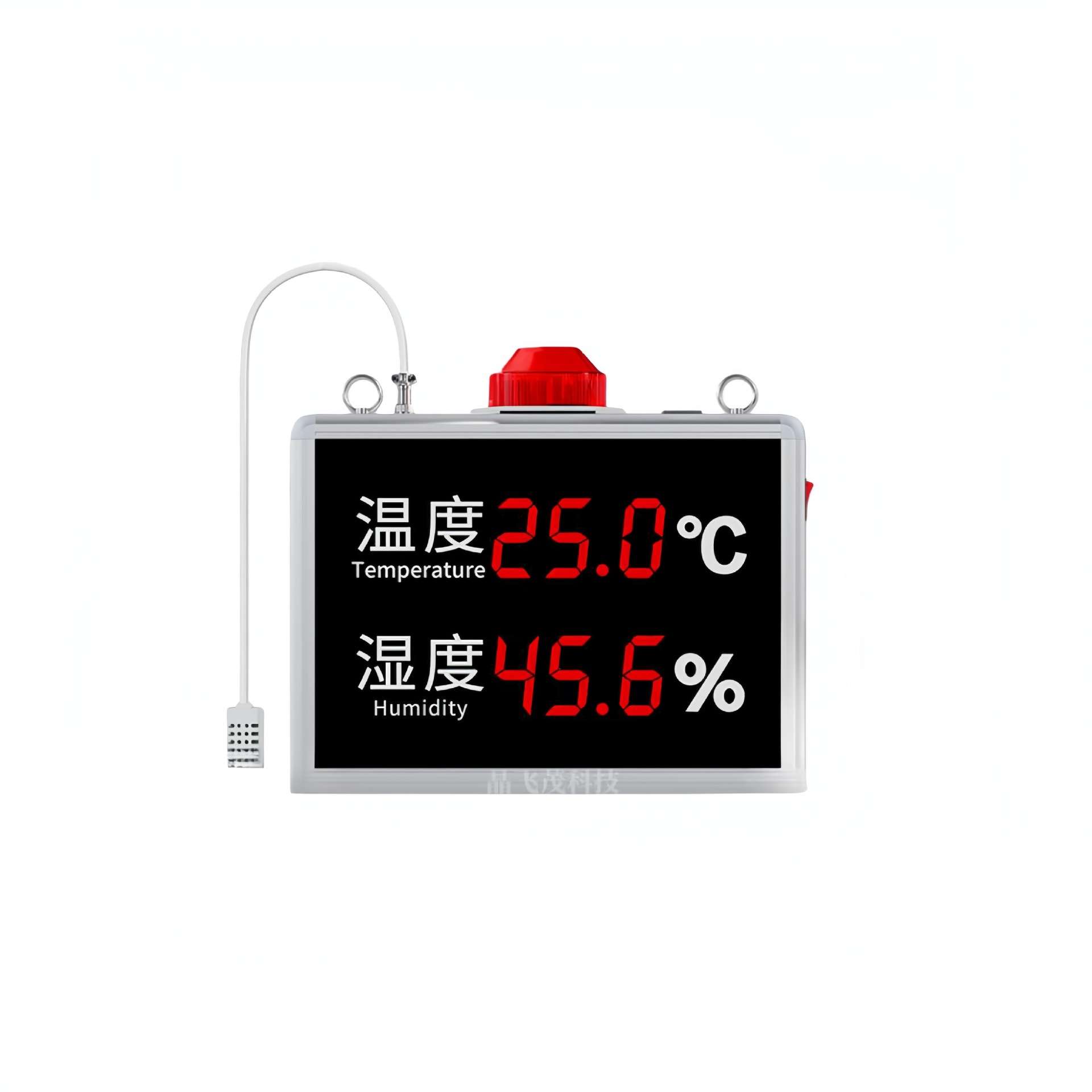 带报警高精度温湿度显示仪HT818A 工业级大屏车间实验室