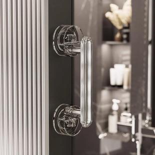 玻璃门吸盘拉手移门推拉门免打孔柜门把手卫生间浴室厨房窗户手柄