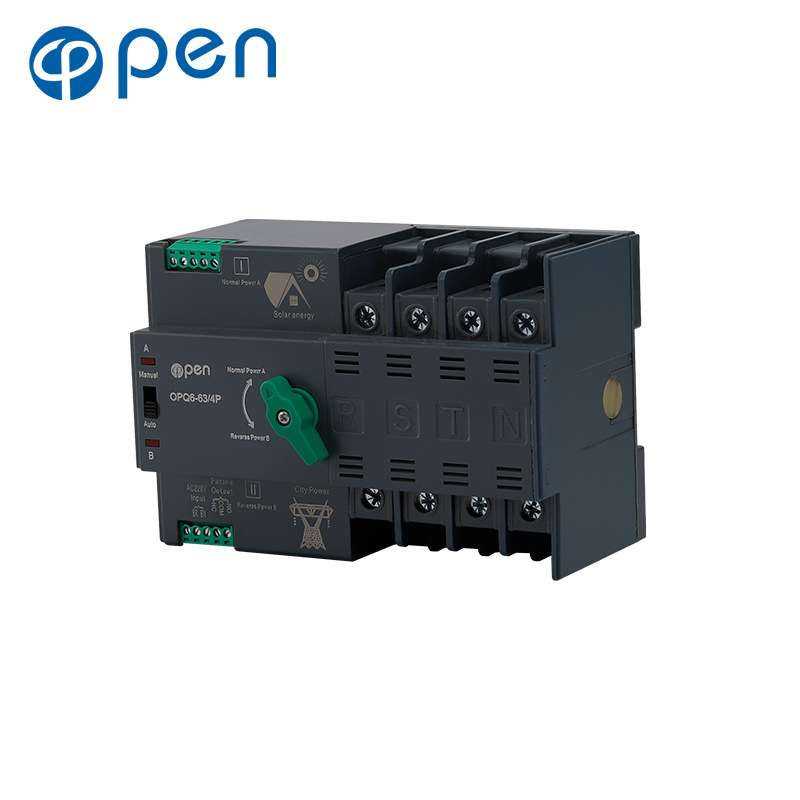 双电源自动转换开关OPQ6-160A3A4A/250A400A630A-PC级