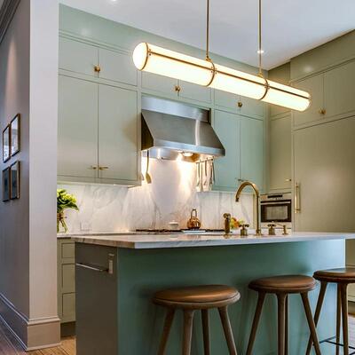 创意设计师餐厅装饰艺术灯具个性卧室led灯 现代简约客厅一字吊灯