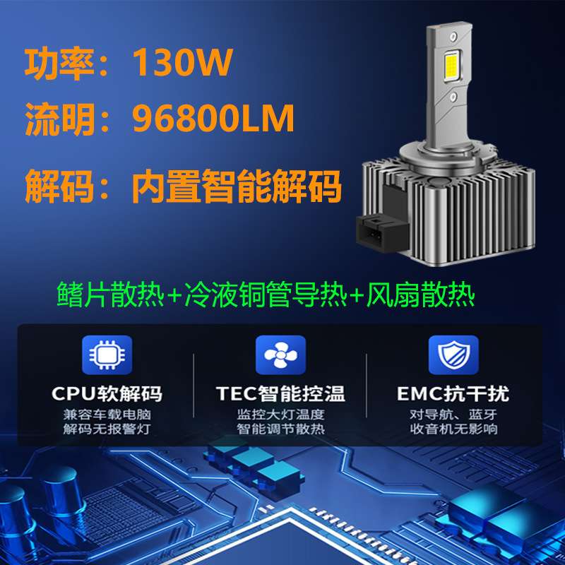 08 09 10 11 13 14 15年款森林人改装LED前大灯近光灯D2R氙气灯泡