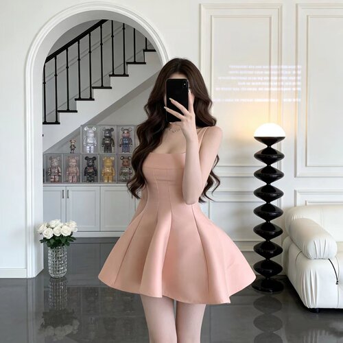 显瘦公主蓬蓬裙甜美约会礼服