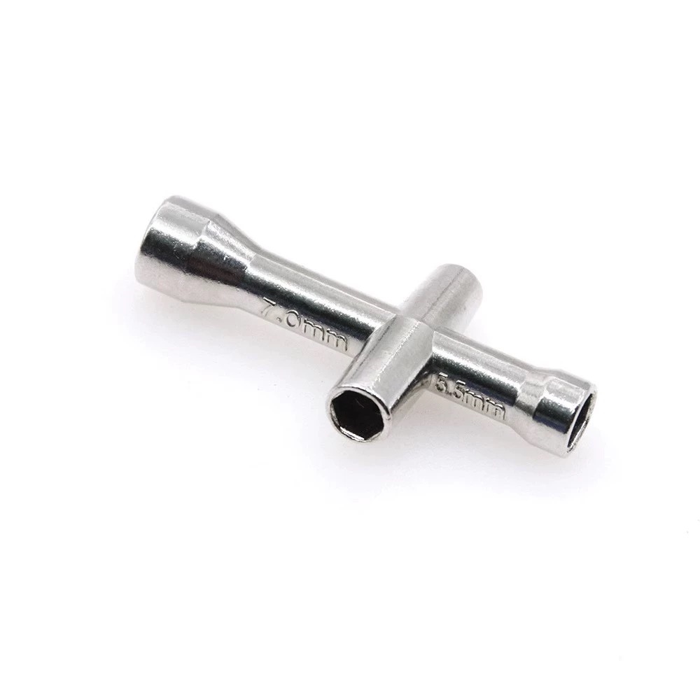 迷你小十字套筒M2/M3/M4螺帽工具十字扳手套筒机器人螺母