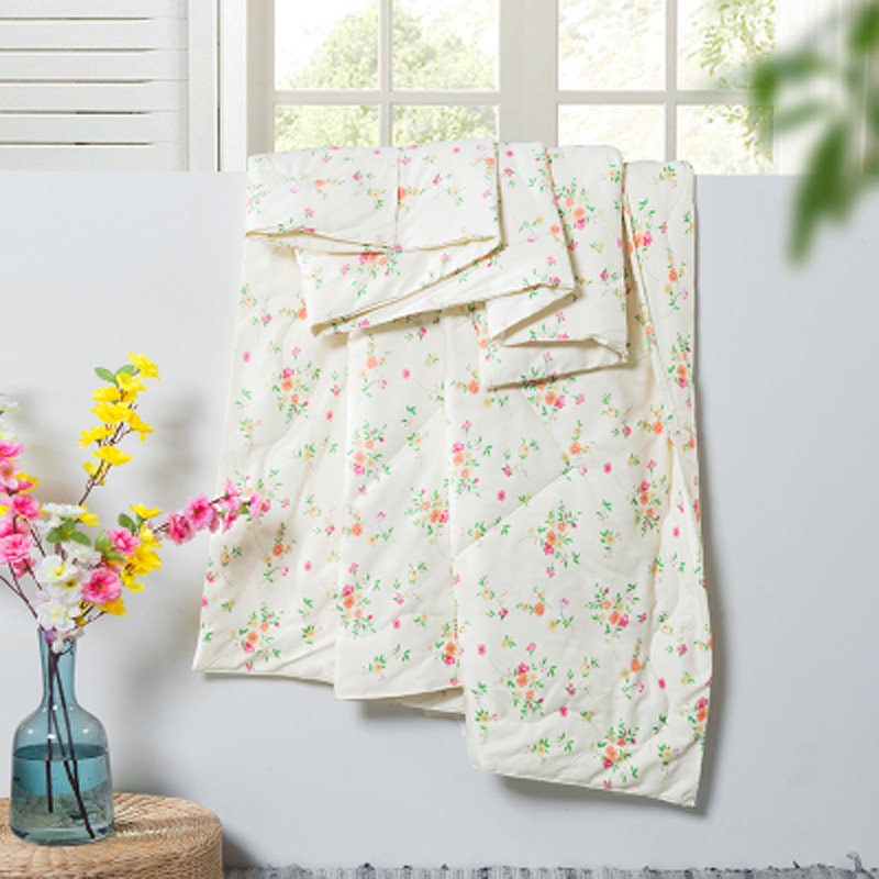 里外全棉水洗棉花夏被纯棉简约空调夏凉被夏季薄被子包邮