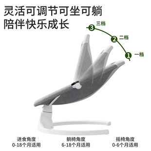 哄娃神器电动婴儿摇椅宝宝哄睡带娃摇床宝宝摇篮新生儿安抚椅