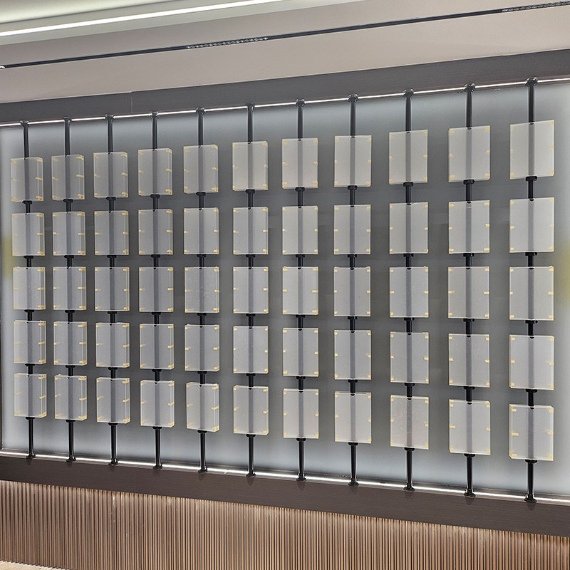 亚克力照片墙隔断双面旋转网红趣味文化背景翻转墙装饰艺术墙定制