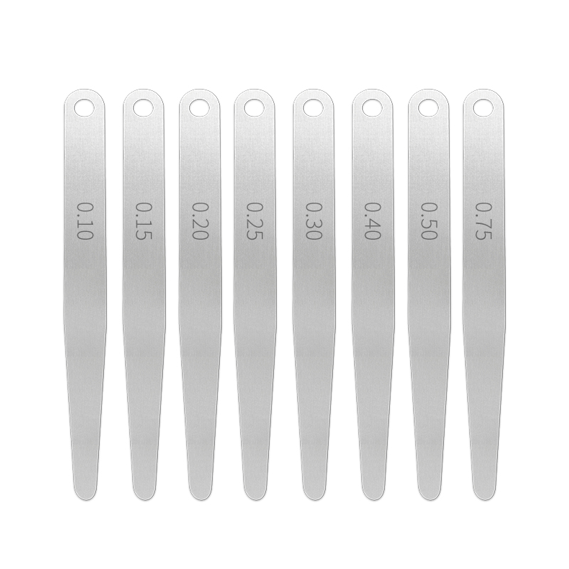 高精度不锈钢塞尺单片套装气门间隙尺厚薄规塞规塞尺片0.02-1.0mm