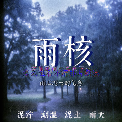 雨核｜rose poem香龛私人订制 梦核清冷忧郁潮湿气味小众香氛喷雾