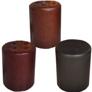 换鞋凳小凳子高矮沙发凳搁脚凳加高梳妆凳皮圆墩子屁蹲非储物脚踏