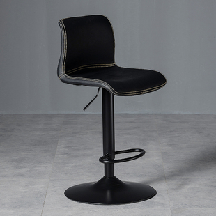 旋现代收银椅高脚椅升降北v欧凳子家用靠背前台简约酒吧转椅吧台