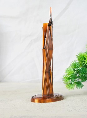 世界高楼吉隆坡新地标建筑金属默迪卡118L大厦模型摆件旅游纪念品