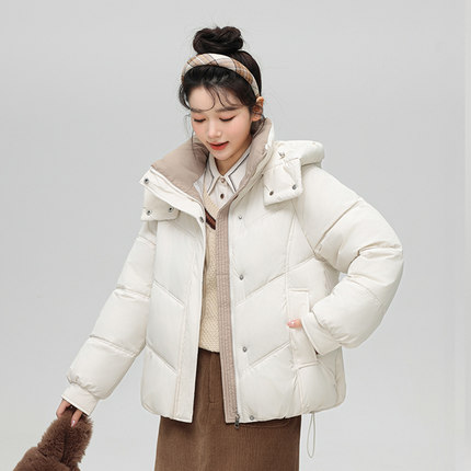 羽绒棉衣棉c服女2024年新款潮爆款小个子面包服短款秋冬季外套棉