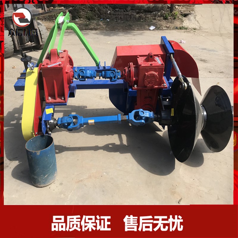 四轮拖拉机带水稻田筑埂机 水旱两用侧边式打梗机X 田埂起埂机