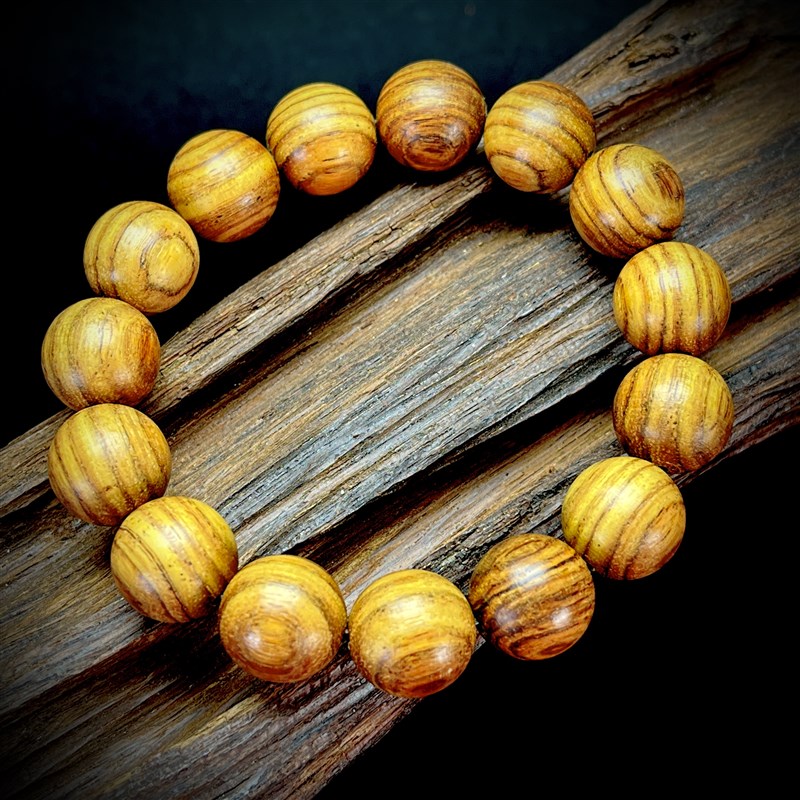 龙甘香云南降真香顺纹1.5尺寸圆珠手串文玩香木亦香亦药陈皮香味