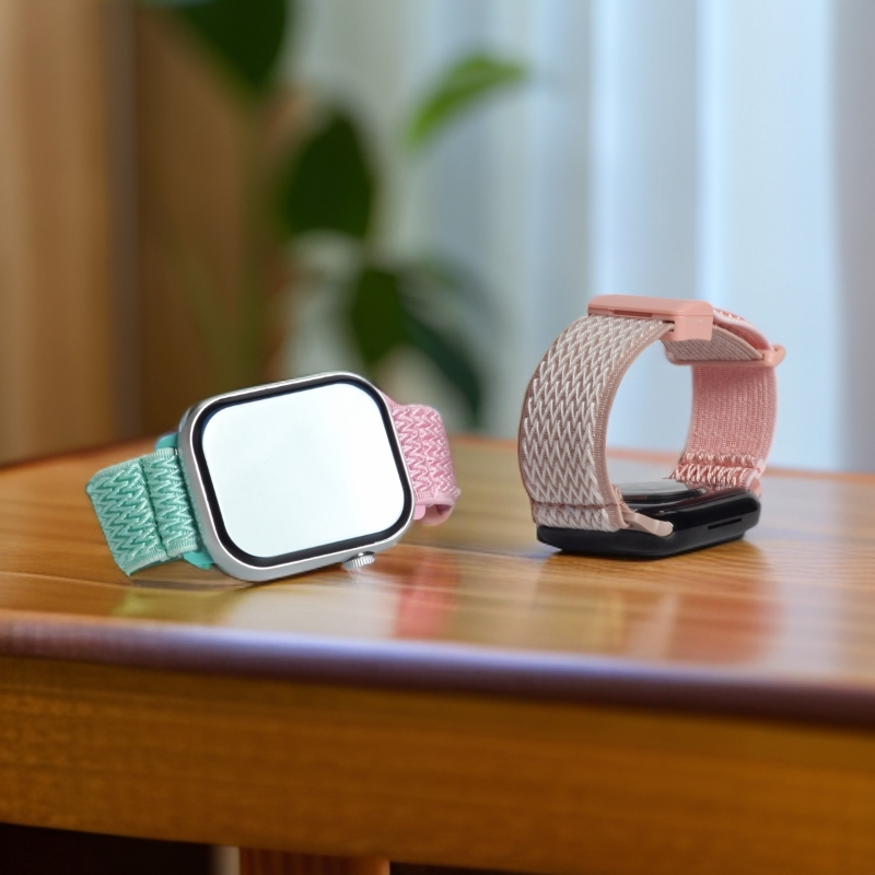 FITERME拼色磁吸弹力苹果手表带