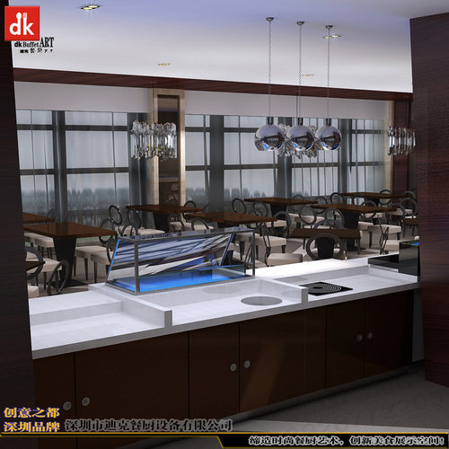 酒店自助餐台设计 岩板大理石布菲台 dk自助餐设备布菲台 价格