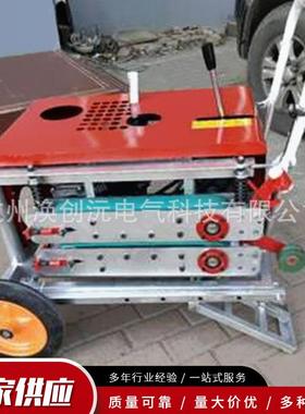 汽油SSJ1动力手拉绳皮送机履 电启动皮带式带式光缆带输送输机