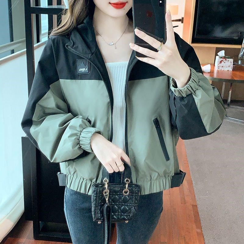 高级感冲锋衣防晒外套女2025夏季新款小众韩系休闲宽松透气防晒