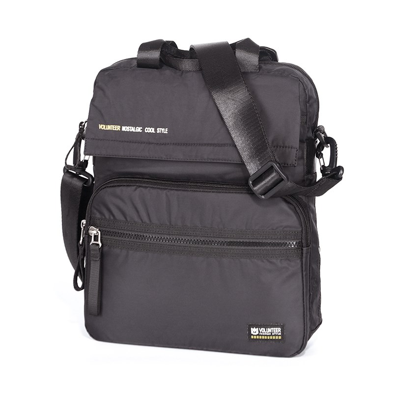 男单肩背包户外斜挎防水布包通勤休闲轻便手提多功能双肩包女潮流