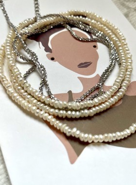 珍珠眼镜链挂脖女不掉色潮款口罩链子挂绳蓝牙耳机防丢链多用项链