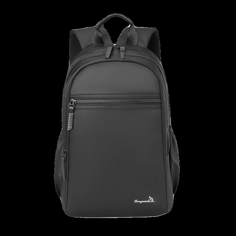 小号双肩包男士休闲商务简约旅行大学生书包通勤上班小型双肩背包