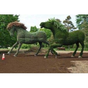 仿真绿雕制作设计景区大型园林景观仿真绿植草皮动物植物造型