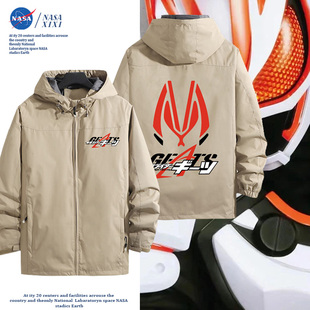 NASA假面GEATS极狐联名冲锋衣男炬目2周边外套衣服夹克太狸霸牛