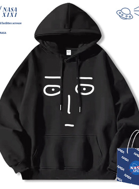 NASA一拳超人onepunchman琦玉老师周边连帽卫衣男秋趣味动漫衣服