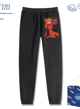 NAS Aeva福音战士长裤男秋冬2025新款新世纪绫波丽明日香周边裤子