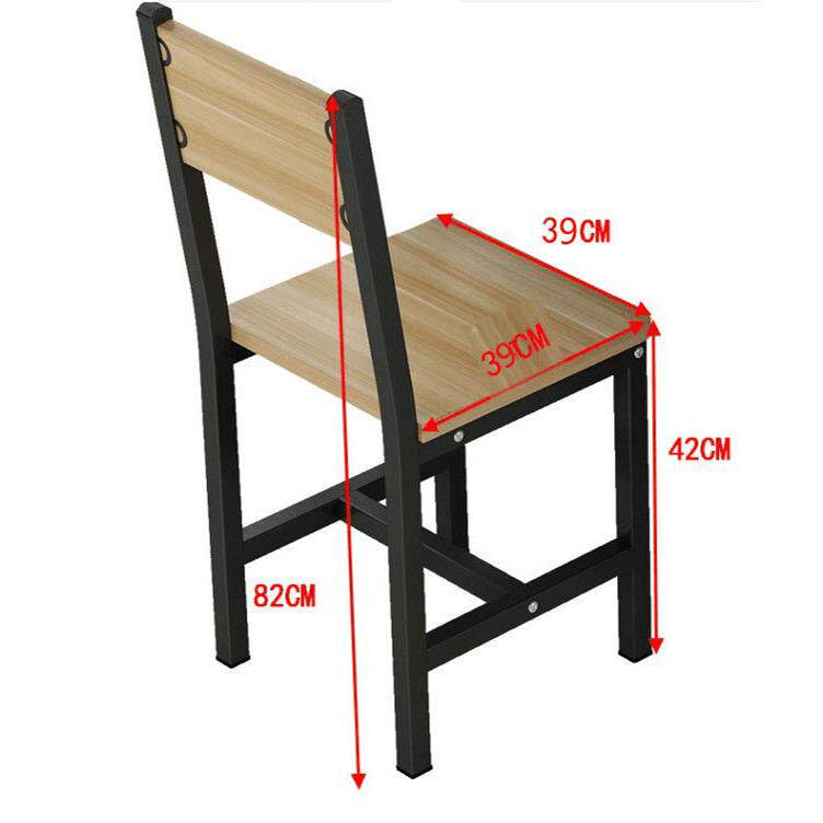 7K钢木电脑桌简约台式写字台家用学习桌简易办公桌饭店桌可制