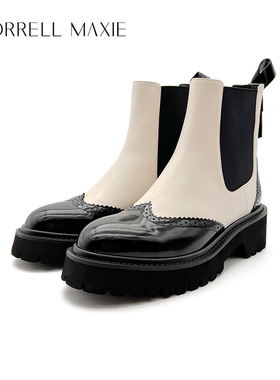 Morrell Maxie黑色切尔西短靴女冬季厚底防滑设计感｜MW234042BK